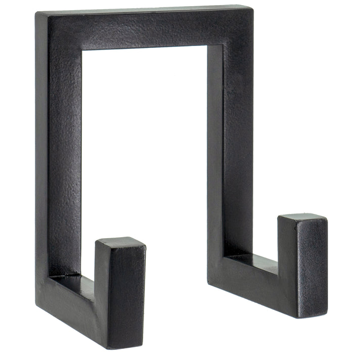 Red Co. 8β Tall Industrial-Style Metal Photo Frame Holder & Plate Display Stand Easel, Matte Black