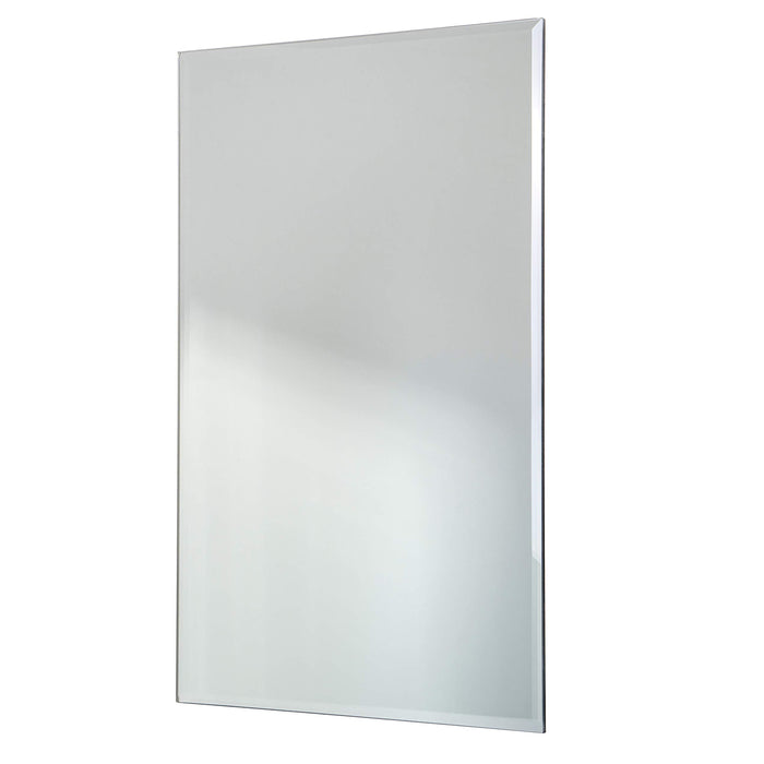 Red Co. Large Decorative Frameless Beveled Edge Wall Hanging Mirror, Rectangular