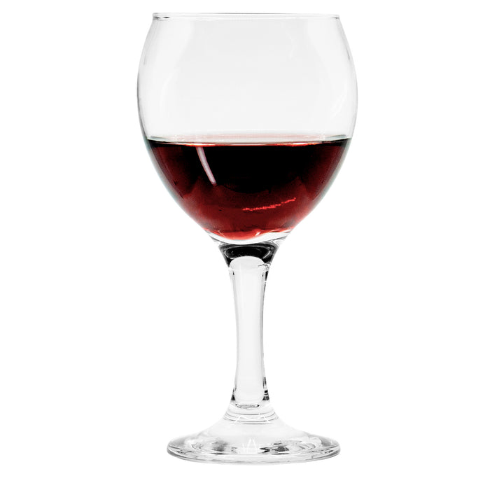Red Co. Misket Multipurpose Classic Stemmed Clear Wine Glasses, 12 fl oz β Set of 6