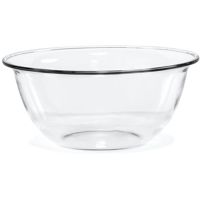 Red Co. Clear Glass Round Serving/Mixing Bowl, Large - 10" x 5"H