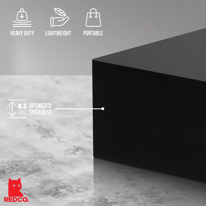 Red Co. Set of 3 Acrylic Cube Display Nesting Risers with Hollow Bottoms