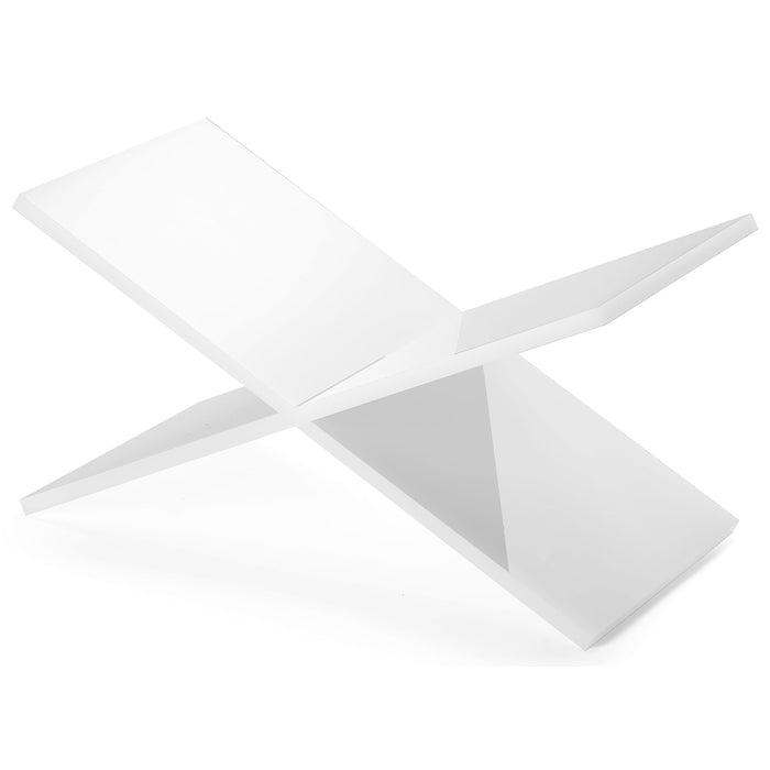 Red Co. Acrylic Book Holder 2 Piece Reading Stand for Open and Closed Books, Magazines, Textbooks 6" x 11" x 6"