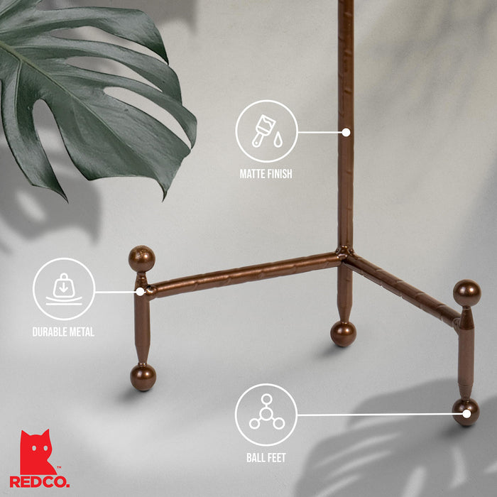 Red Co. Decorative Tripod Plate Stand and Art Holder Easel