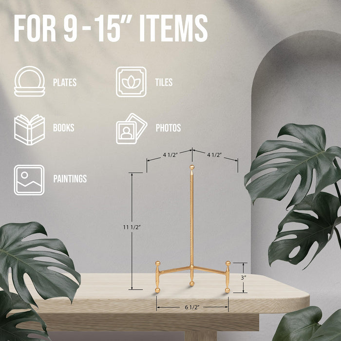 Red Co. Decorative Tripod Plate Stand and Art Holder Easel