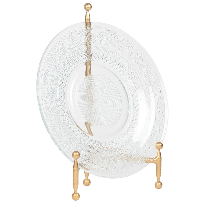 Red Co. Decorative Tripod Plate Stand and Art Holder Easel