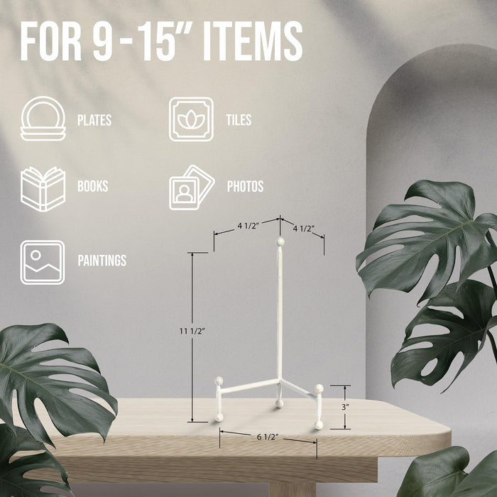 Red Co. Decorative Tripod Plate Stand and Art Holder Easel