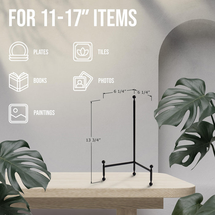 Red Co. Decorative Tripod Plate Stand and Art Holder Easel