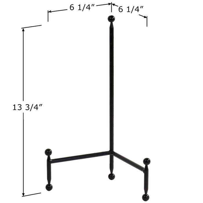 Red Co. Decorative Tripod Plate Stand and Art Holder Easel