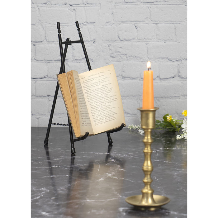 Red Co. Modern Metal Tripod Plate Stand and Art Holder Easel