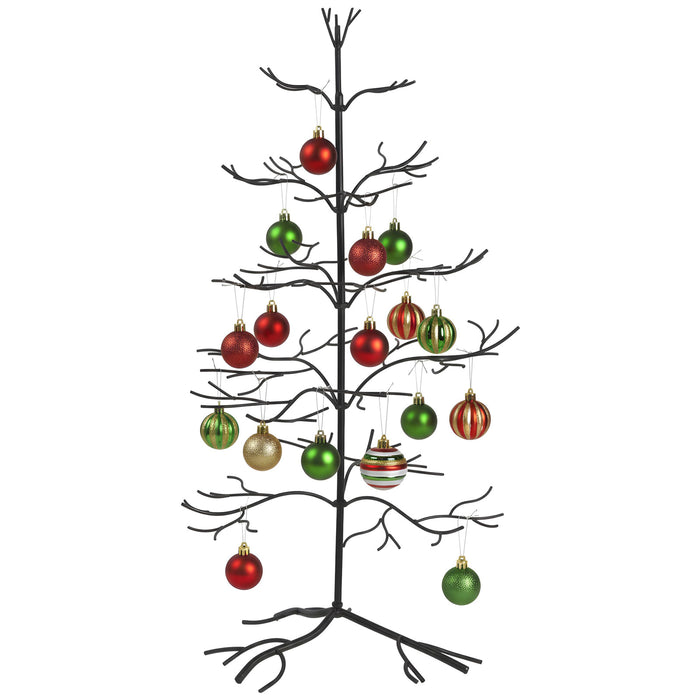 Red Co. Ornament Tree Christmas Décor/Jewelry and Accessory Display in Black Finish - 36" h