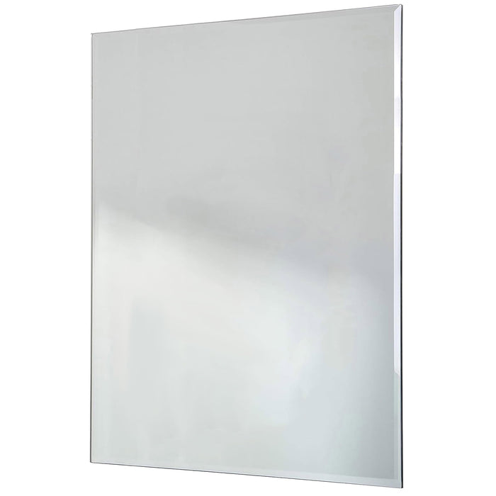 Red Co. Large Decorative Frameless Beveled Edge Wall Hanging Mirror, Rectangular