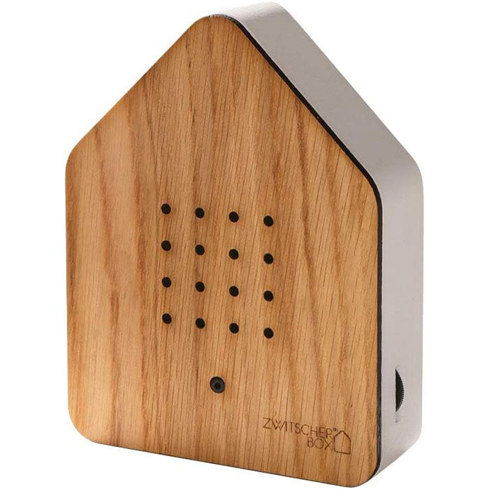 Cherry Wood Zwitscher Box - Bird Chirping Ambient Sound - Battery Powered