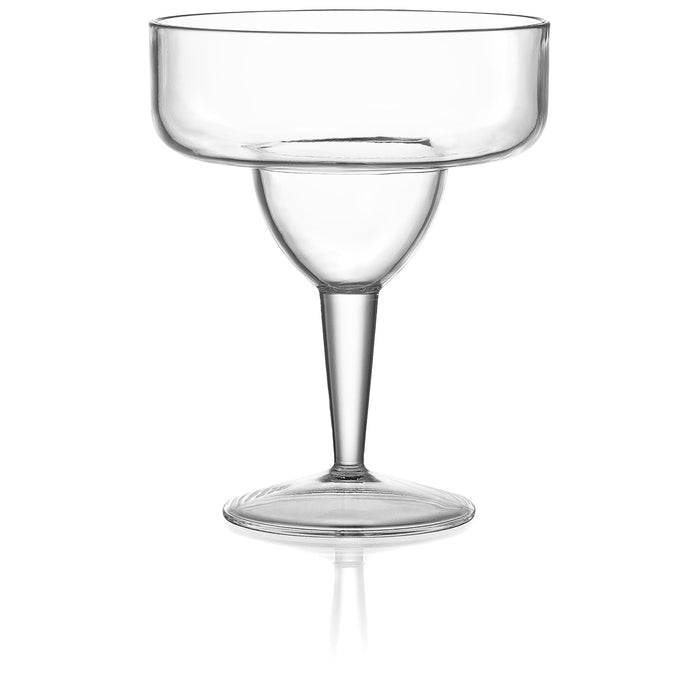 Red Co. Set of 12 Heavy Duty Classic Clear Acrylic 15 Fl Oz Outdoor Margarita Glasses