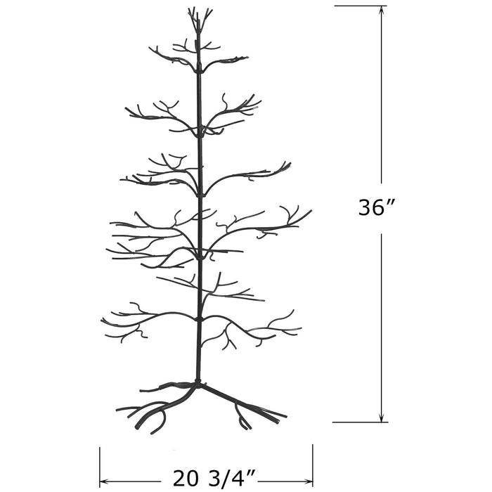 Red Co. Ornament Tree Christmas Décor/Jewelry and Accessory Display in Copper Finish - 36" h