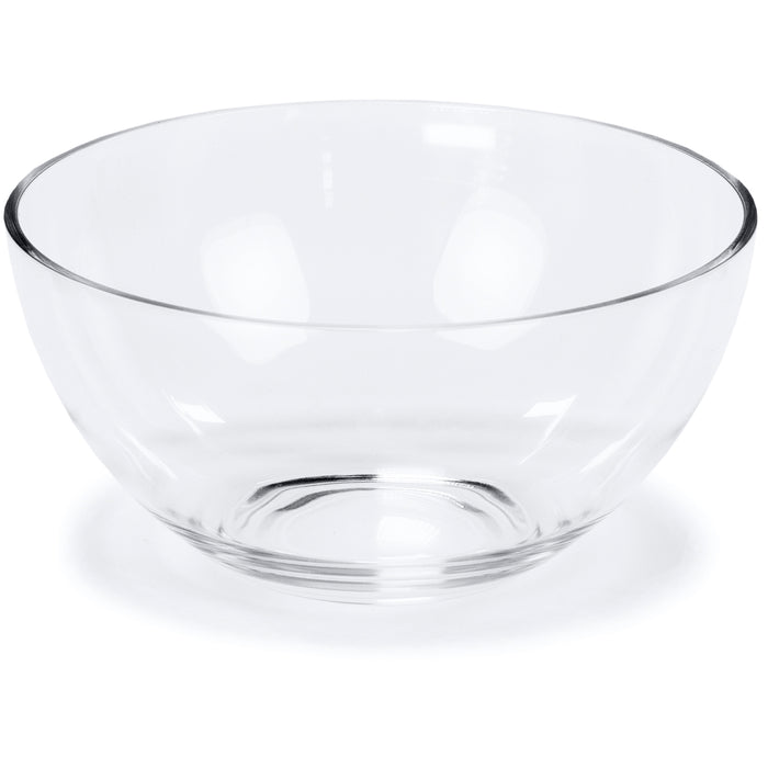 Red Co. Small Round Deep Clear Plastic All-Purpose Food Mixing, Prepping, and Serving Bowl for Salad, Cereal, and Snacks, 22 Fluid Ounces, 5.75  Inch Diameter – Made in USA