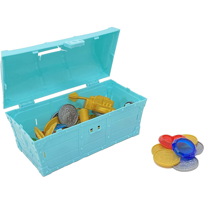 Red Co. Treasure Chest Underwater Swimming Pool Diving Toy with 42 Assorted Accessories