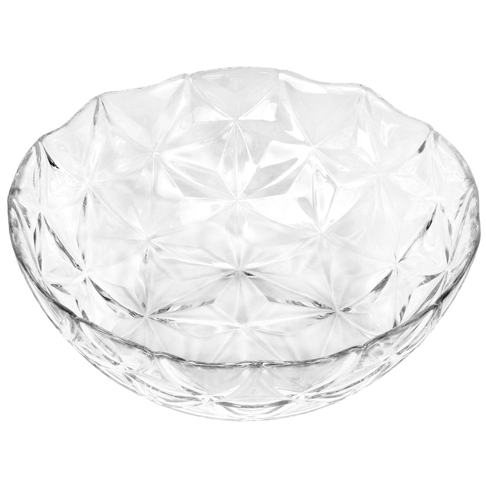 Red Co. Extra Resistant Large Glass Salad Mixing Bowl, 50 Ounces