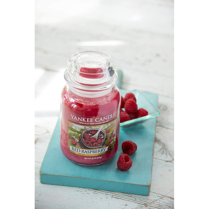 Yankee Candle 5038580062090 Jar Small Red Raspberry YSMRR, One Size