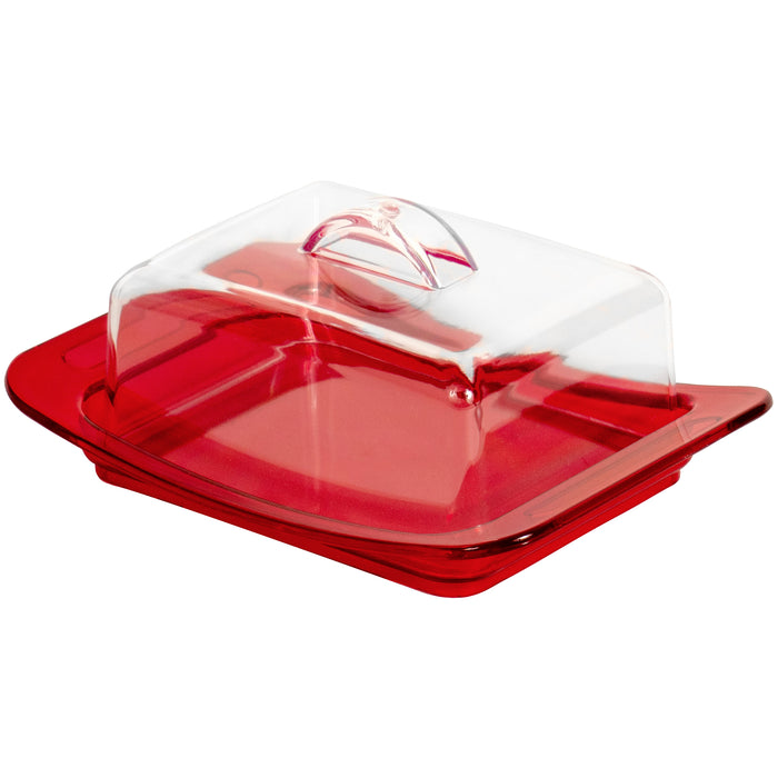 Red Co. BPA-Free Vibrant Color Cheese & Butter Dish with Lid — COLORS VARY