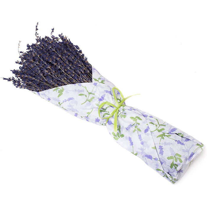 Natural Decor Premium Dried Lavender Bunch in Tissue Paper, 16 Inches