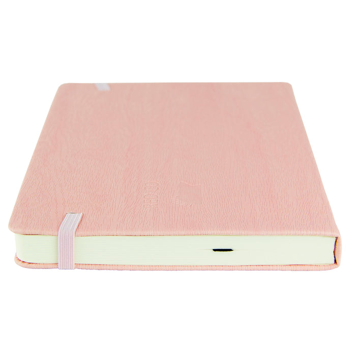 Red Co. Journal with Embossed Heart, 240 Pages, 5"x 7" Dotted, Pink