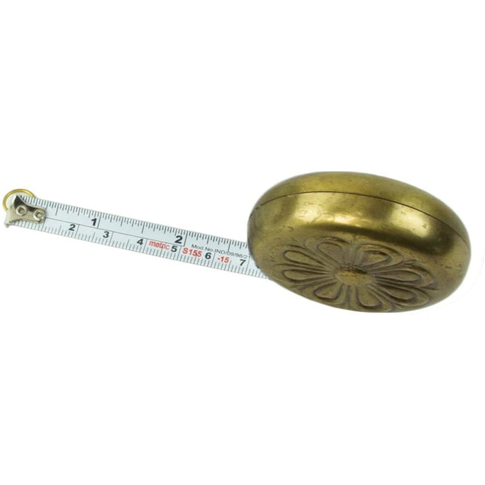 Vintage Brass Measuring Tape 6.5'