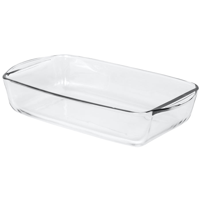 Red Co. Oval Clear Glass Casserole Baking Dish, Oven Basics Bakeware — 3 Quarts - 13" x 7½" x 2¾"