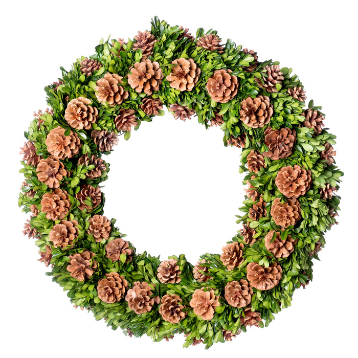 Red Co. 22" Acorns All-Season Wreath, Door Backdrop Ornaments, Home Décor Collection