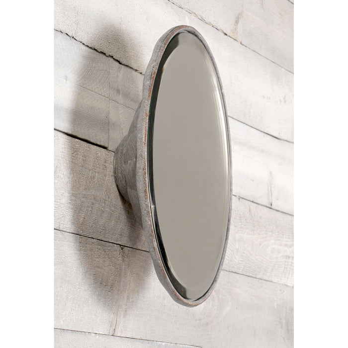 Red Co. Metal Rustic Décor Small Round 7.75" Wall Mount Mirror - Set of 4