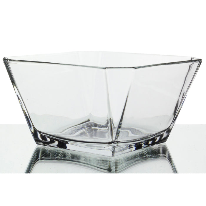 London Clear Glass Mini Dip Dessert Bowls - Set of 6, 10 ounces