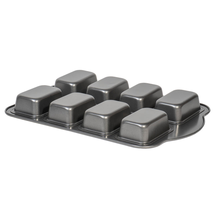 Non-Stick Original Mini Loaf Cake Baking Pan Sheet, 8-Cavity