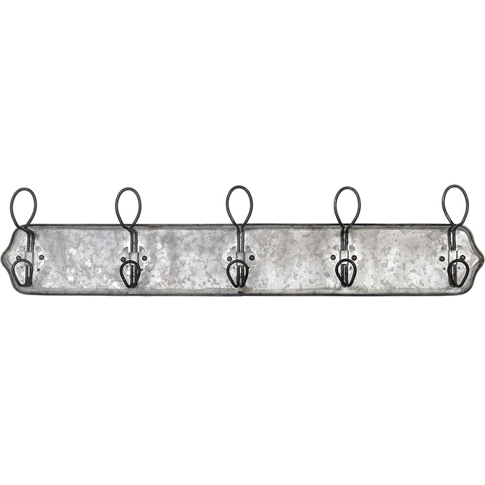 Red Co. Metal Wall Mounted Entryway Rack, Coat Hanger