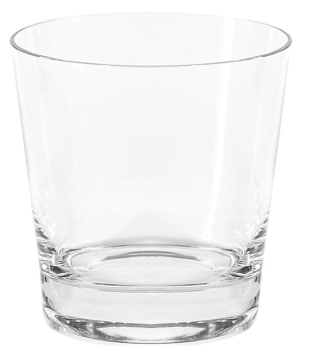 Red Co. Old Fashioned Whiskey Glass for Scotch, Bourbon, Rum, and Cocktails, 11.8 Ounce - Set of 6