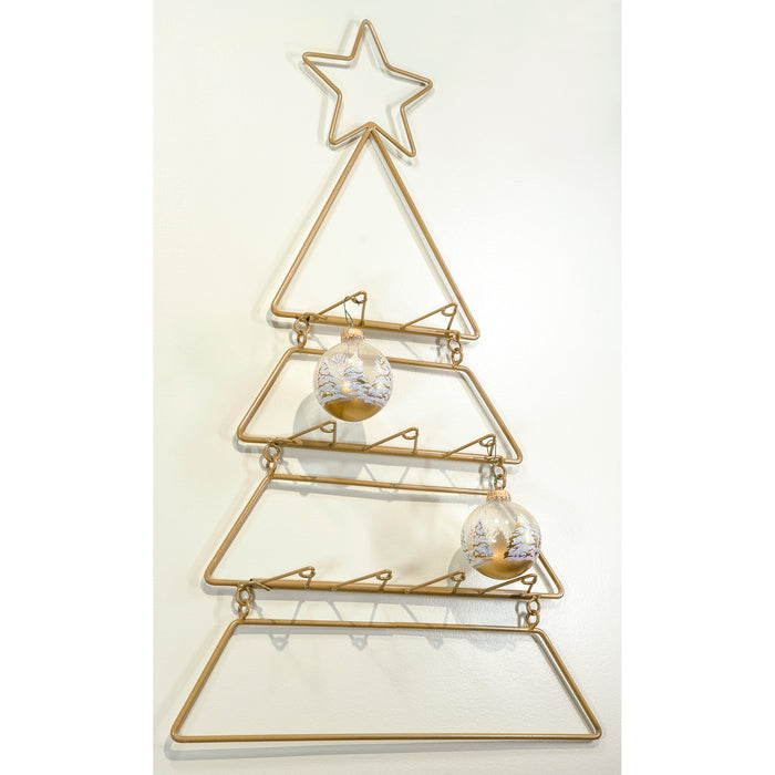 Red Co. Decorative Christmas Tree Wall-Hanging Ornament Display Rack