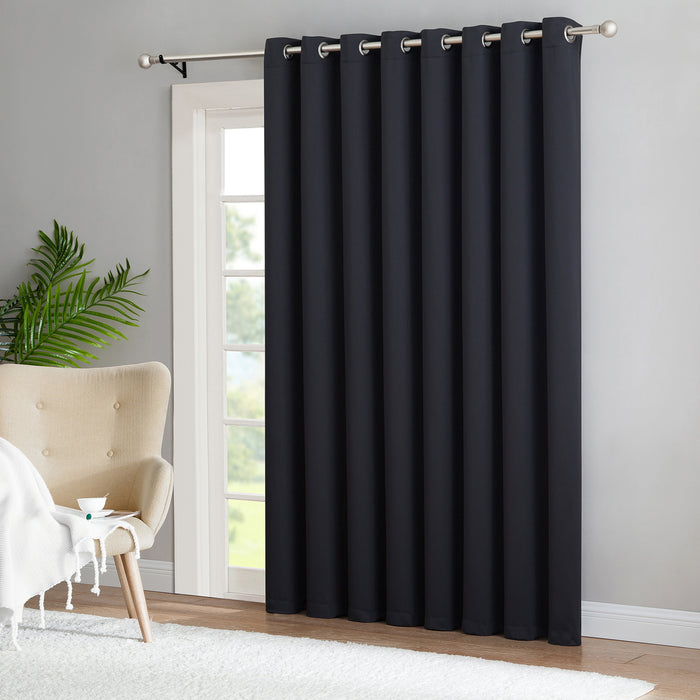 Red Co. Thermal Blackout Curtain with Grommets - Single Panel