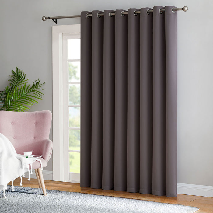 Red Co. Thermal Blackout Curtain with Grommets - Single Panel