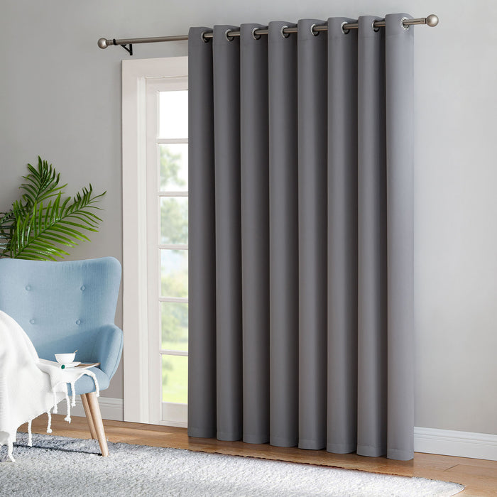 Red Co. Thermal Blackout Curtain with Grommets - Single Panel