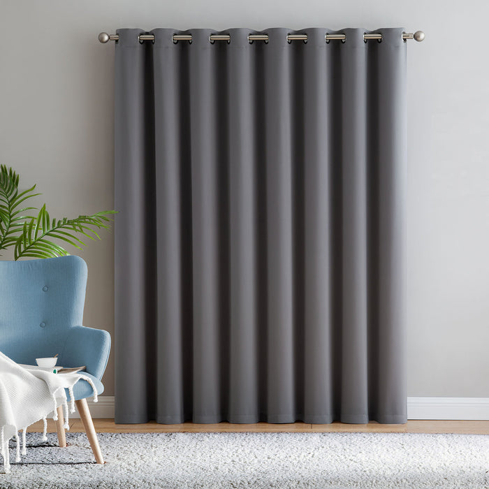 Red Co. Thermal Blackout Curtain with Grommets - Single Panel