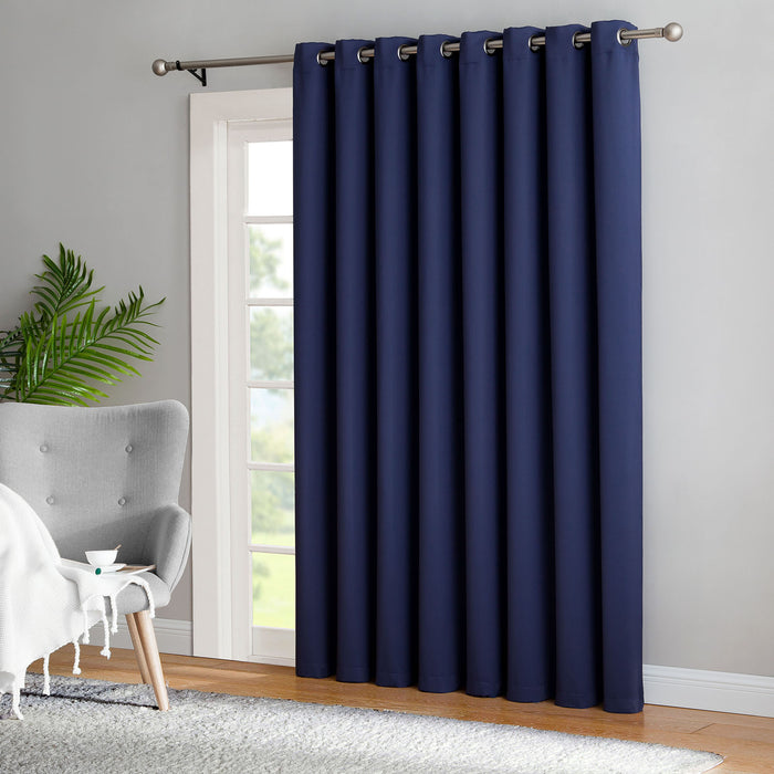 Red Co. Thermal Blackout Curtain with Grommets - Single Panel