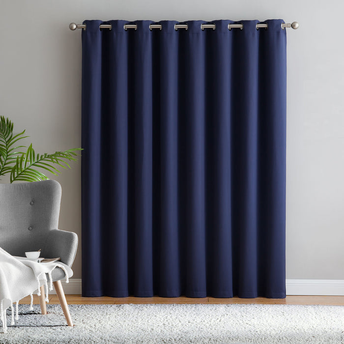 Red Co. Thermal Blackout Curtain with Grommets - Single Panel