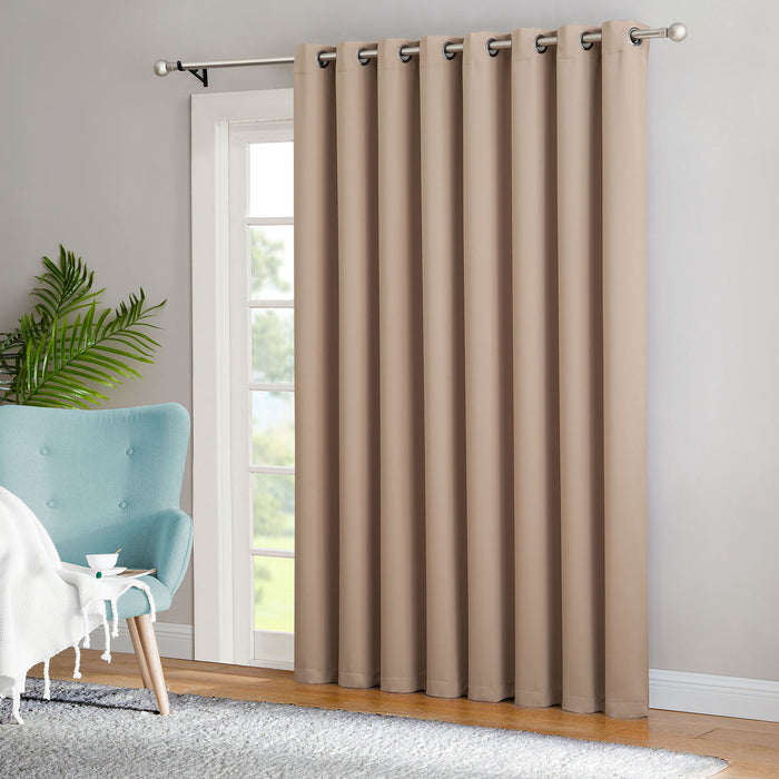 Red Co. Thermal Blackout Curtain with Grommets - Single Panel