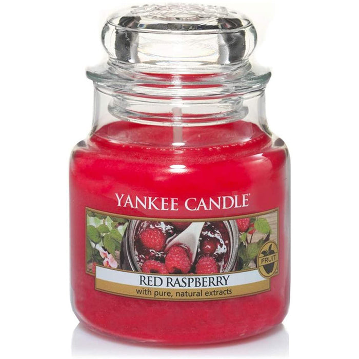 Yankee Candle 5038580062090 Jar Small Red Raspberry YSMRR, One Size