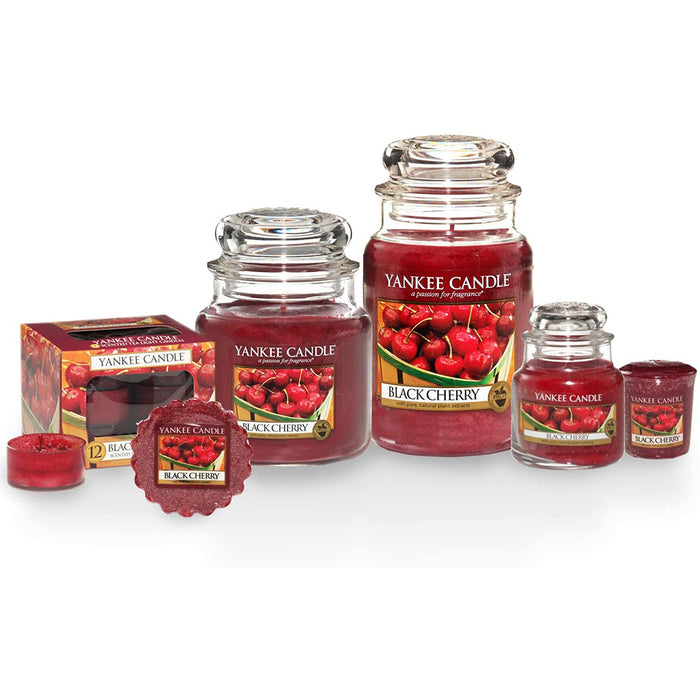 Yankee Candle Jar Small Black Cherry, One Size