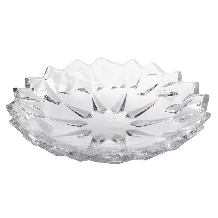 Premium Crystal Quality Serving Plate - Ideal Wedding or Housewarming Decoration - 10" Diameter