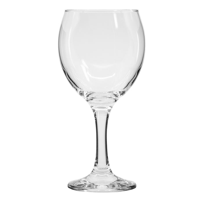 Red Co. Misket Multipurpose Classic Stemmed Clear Wine Glasses, 12 fl oz — Set of 6