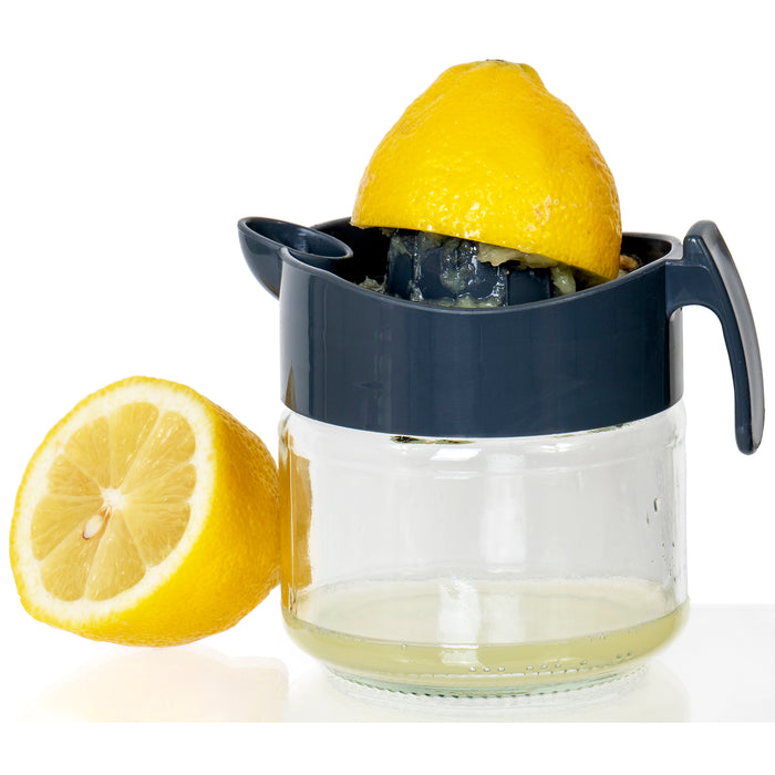 Red Co. 8 OZ Manual Hand Squeezer Orange Lemon Lime Press, Citrus Juicer with Handle — COLORS VARY