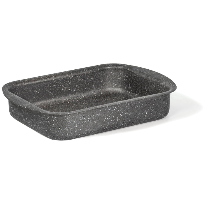 Red Co. Black Aluminum Deep Roasting Baking Pan, 12" x 8" x 2.25"